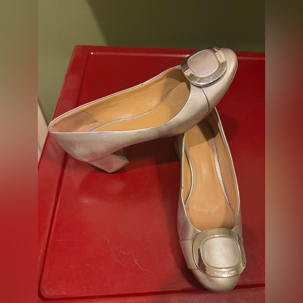 Michael Kors Silver Heels